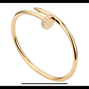Cartier Juste Un Clou Yellow Gold Bracelet Diamond